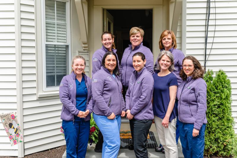 a group of female medical providers